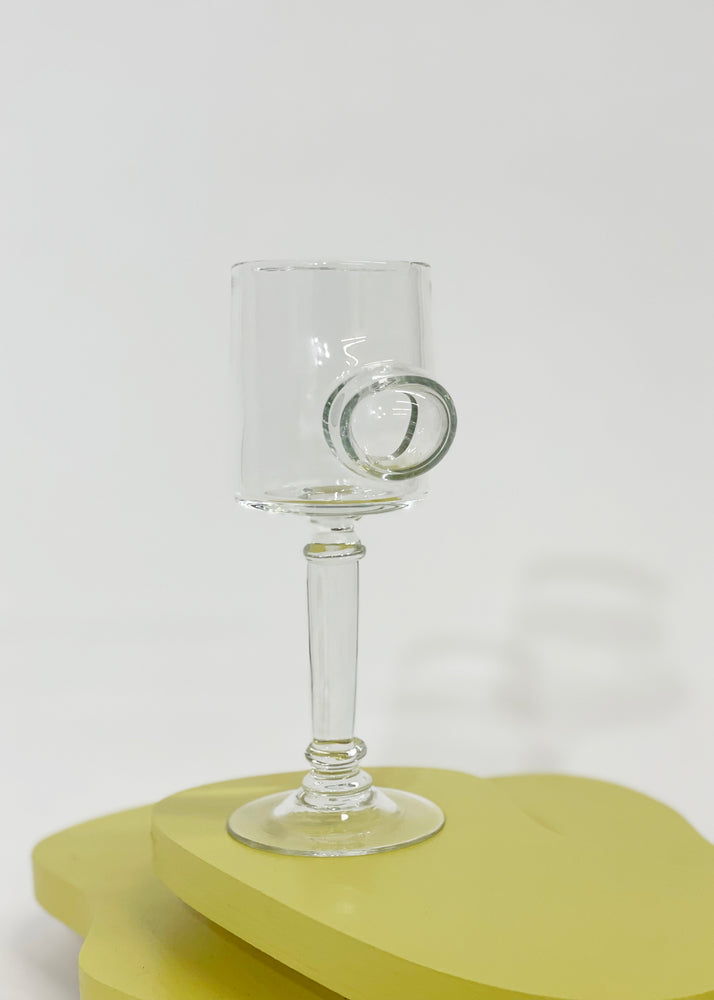 Bubble Goblet in clear