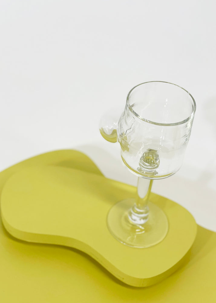 Bubble Goblet in clear