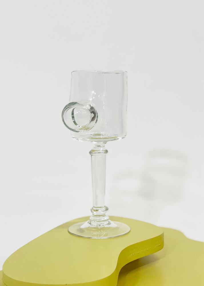 Bubble Goblet in clear